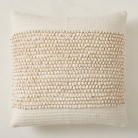 West Elm - Soft Corded Banded Pillow Cover - Decorative Pillow