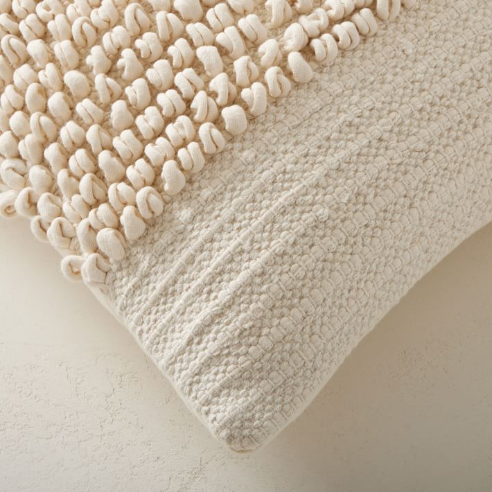 West Elm - Soft Corded Banded Pillow Cover - Decorative Pillow