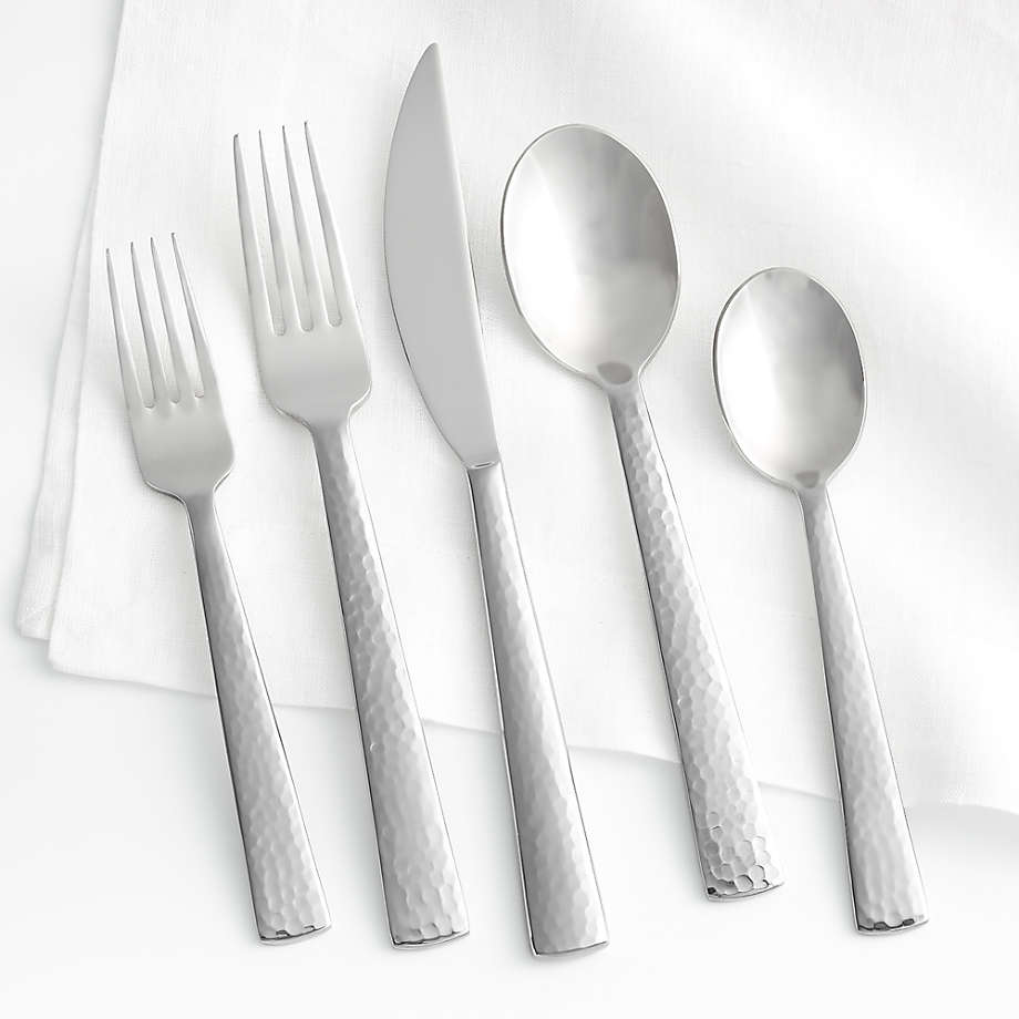 Crate & Barrel - Mesa Flatware Place Setting / Serving Set