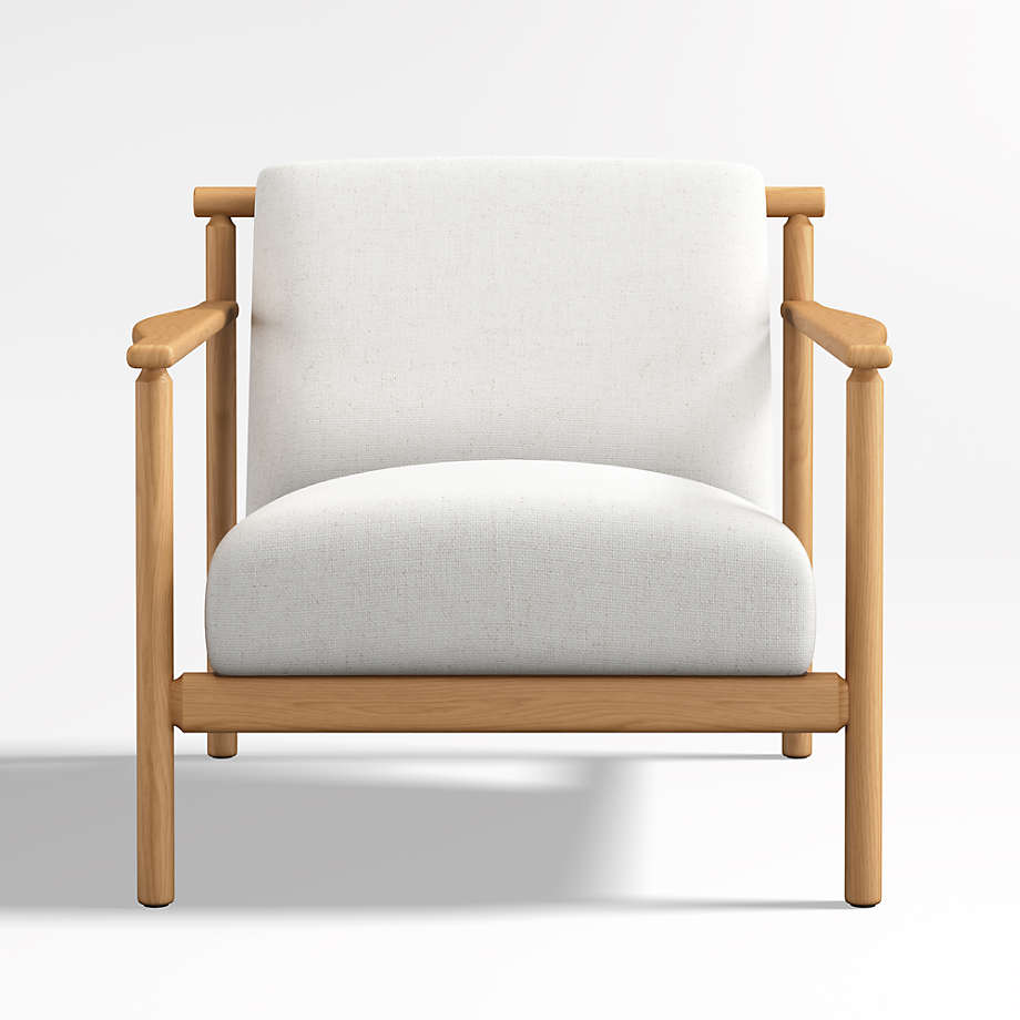 Crate & Barrel - Ojai Upholstered Wood Frame Accent Chair