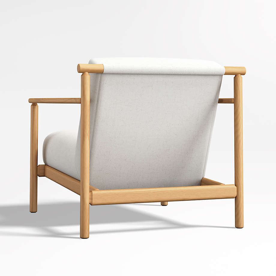Crate & Barrel - Ojai Upholstered Wood Frame Accent Chair