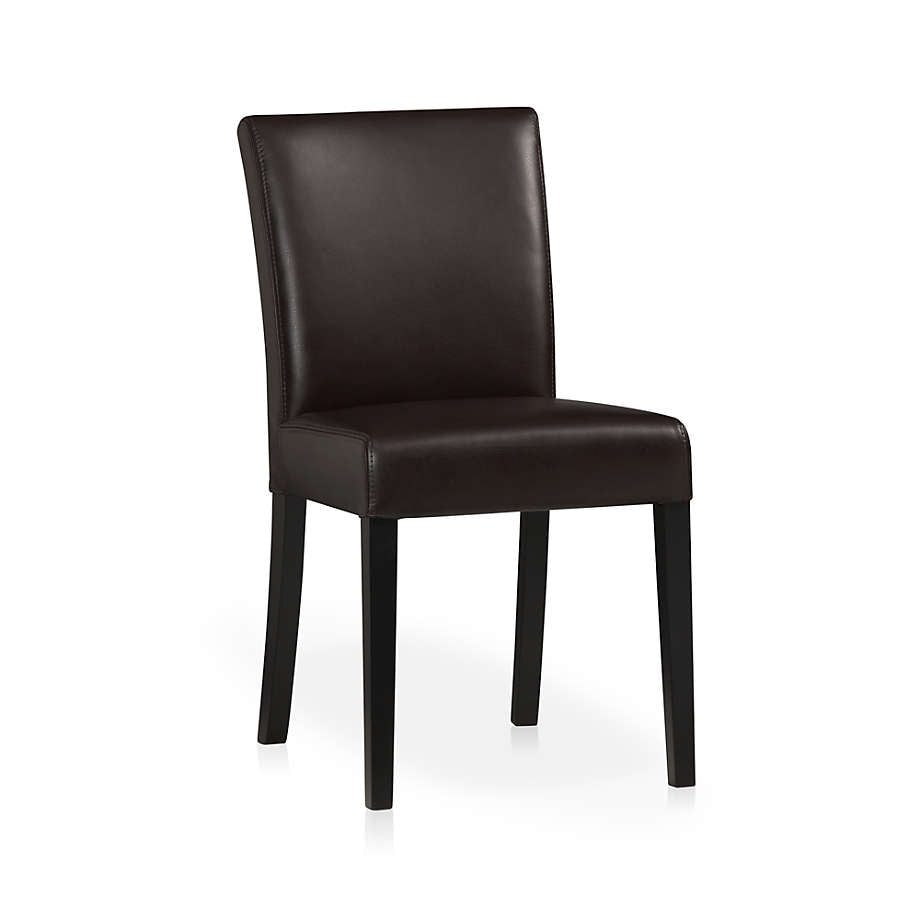 Crate & Barrel - Lowe Side/Leather/Upholstered Dining Chair Single/Set of 4 - Dining Room Chair