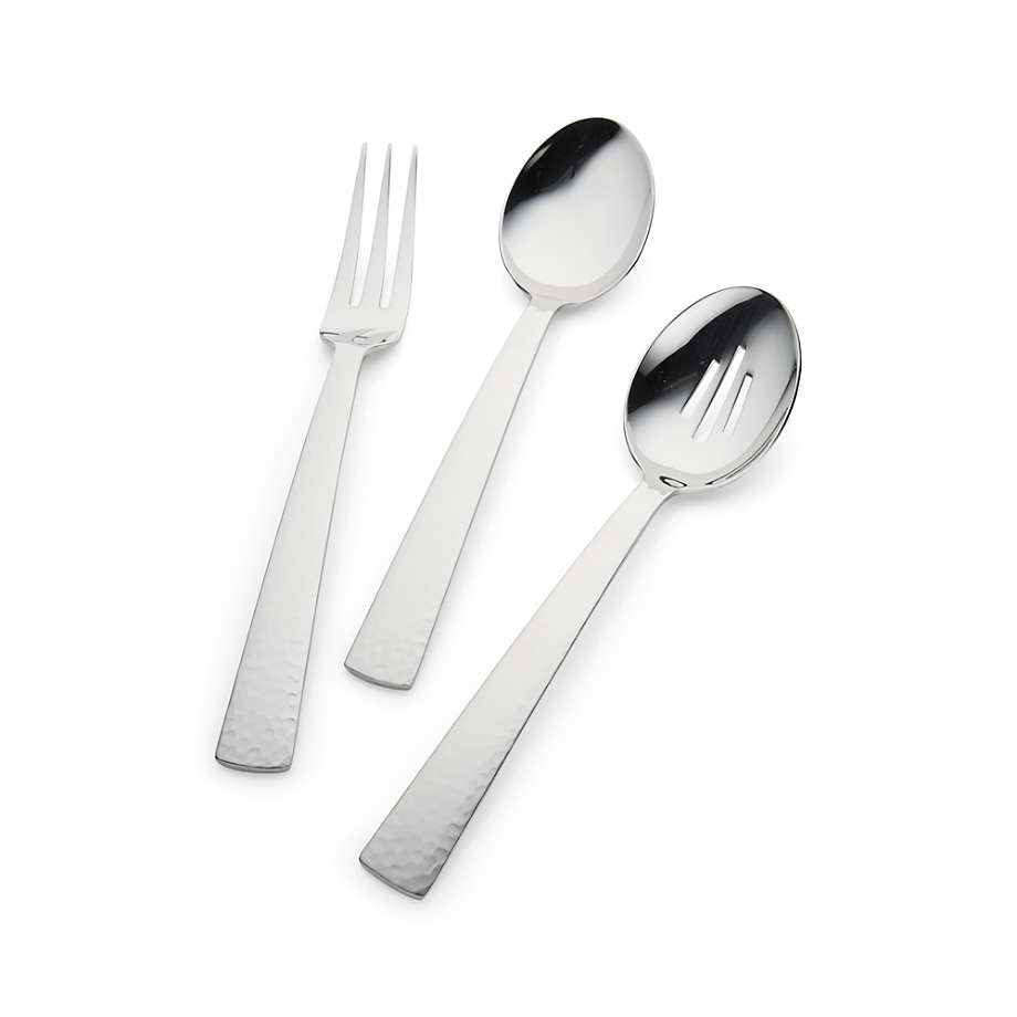 Crate & Barrel - Mesa Flatware Place Setting / Serving Set