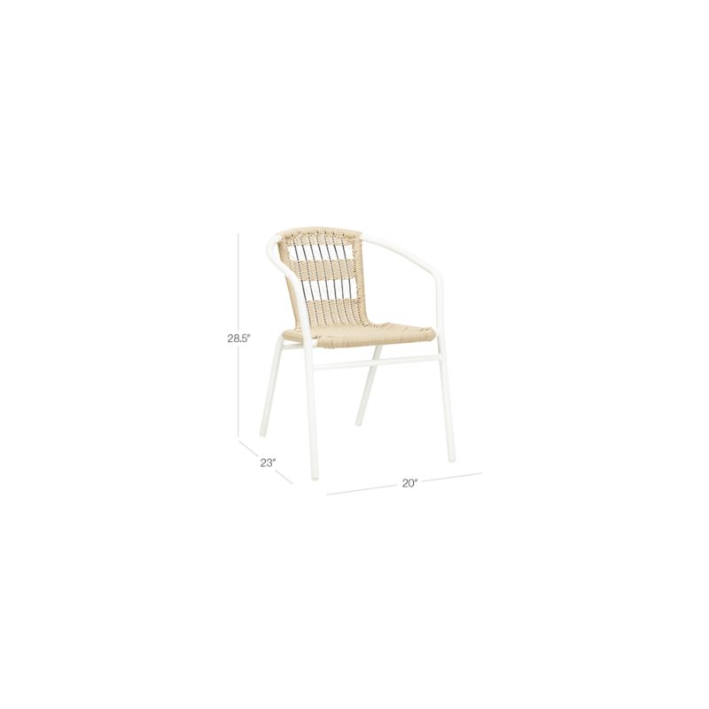 CB2 - Rex Open Weave Outdoor Armchair - Dining Chair - Single or Set of 4
