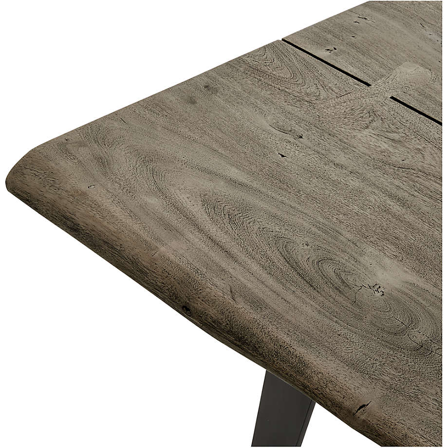 Crate & Barrel - Yukon Live Edge Solid Wood Dining Table - Kitchen Table