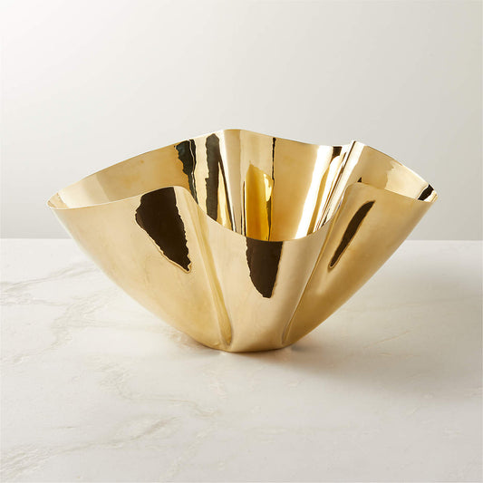 CB2 - Adorn Brass Abstract Bowl - Decorative Bowl - Home Decor
